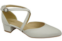 Women’s Leather Sandals  with Straps Low Heel 223 ElitaBut