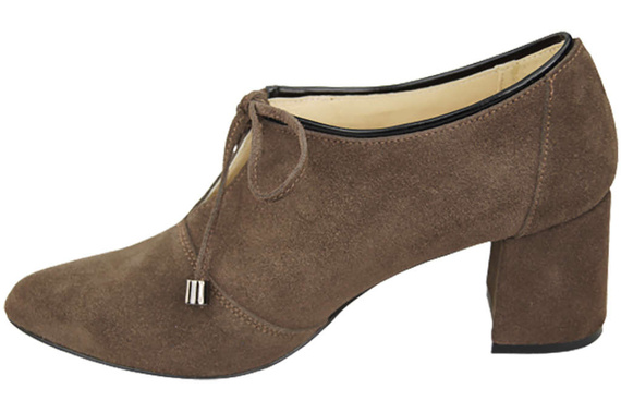 Women's shoes Low shoes Natural leather velor 183 ElitaBut