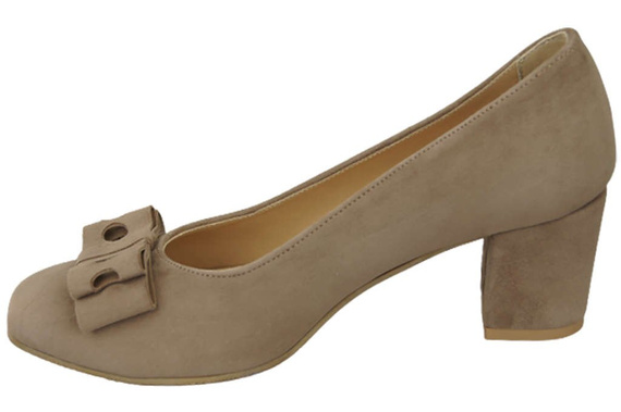 Women's shoes Pumps Natural leather suede 163 ElitaBut