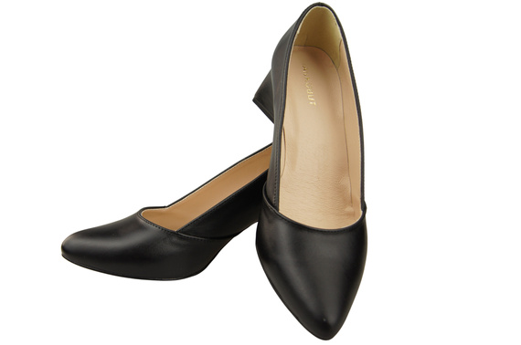 Women’s Pumps Genuine Leather Pointed Toe Heel ElitaBut 221