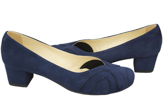 Women's shoes Suede leather pumps 786 Z ElitaBut