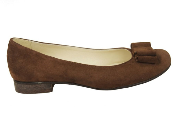 Women's Shoes Ballerinas natural leather Suede 126 ElitaBut