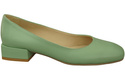 Comfortable Women's Shoes Flat Pumps, Natural Leather 204 ElitaBut