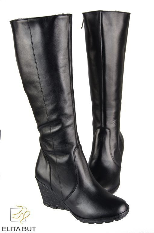 Shoes Women's boots Wedge natural leather 745 ElitaBut