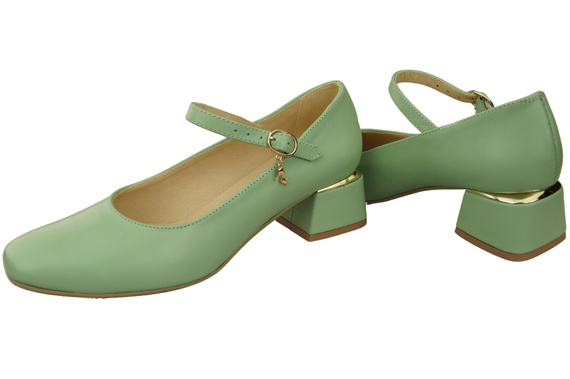 Women's shoes Pumps with a strap, natural leather 202 ElitaBut