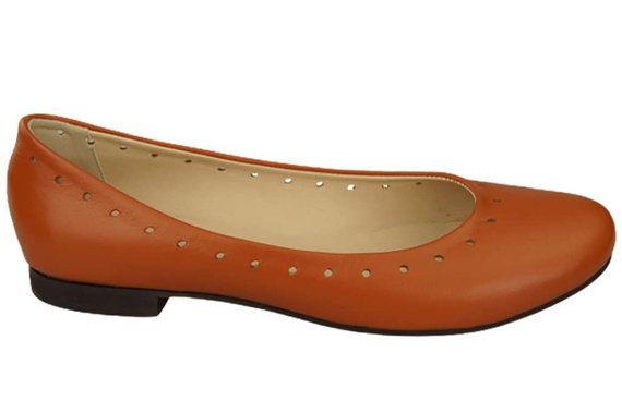 Women's Shoes Comfortable Ballerinas Natural Leather 162 ElitaBut