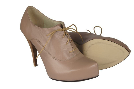 Shoes Brogues Women's lace-up natural leather 697 ElitaBut