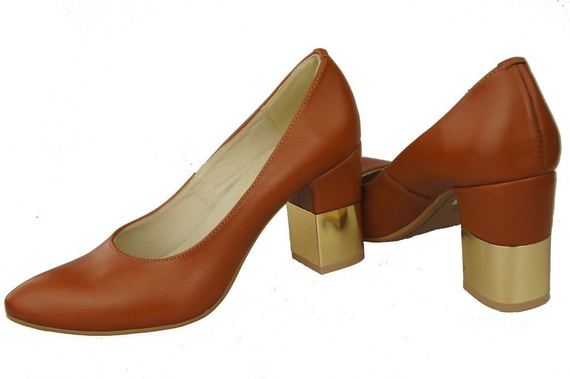 Women's shoes Pumps Natural leather 144 ElitaBut