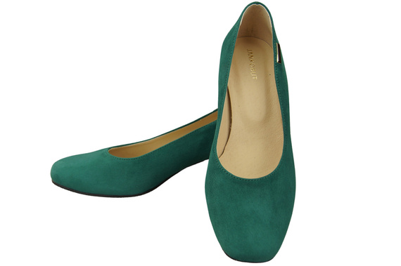 Comfortable Women's Shoes Pumps Natural Suede Leather 172 Z ElitaBut