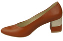 Women's shoes Pumps Natural leather 142 ElitaBut