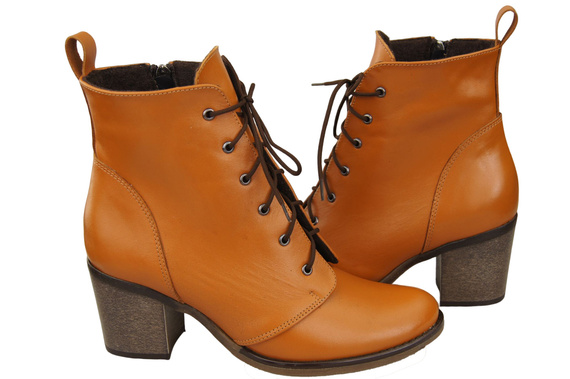 Shoes Boots for women Lace-up Winter natural leather 188 Z ElitaBut