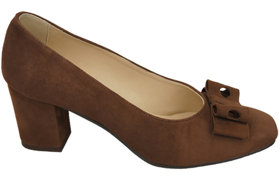 Women's shoes Pumps Natural leather suede 163 ElitaBut