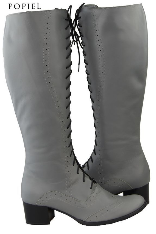 Shoes Women's boots Lace-up natural leather 595 ElitaBut