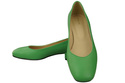 Comfortable Women's Shoes Flat Pumps, Natural Leather 204 ElitaBut