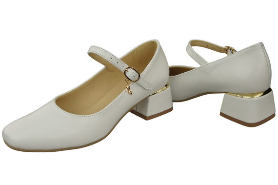 Women's shoes Pumps with a strap, natural leather 202 ElitaBut