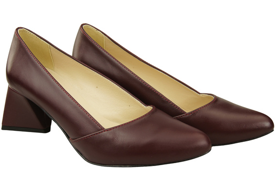 Women’s Pumps Genuine Leather Pointed Toe Heel ElitaBut 221