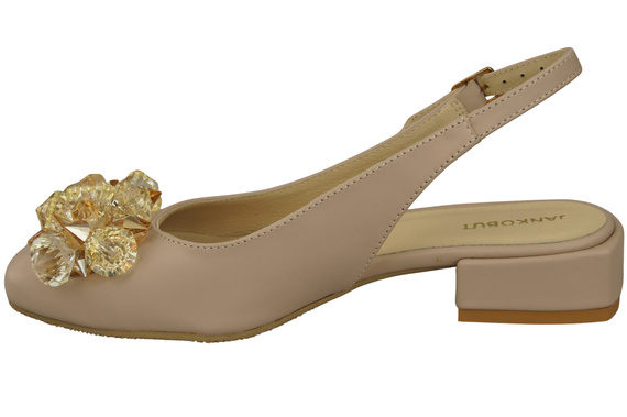 Women's Shoes Sandals with Crystals Natural Leather 215 ElitaBut