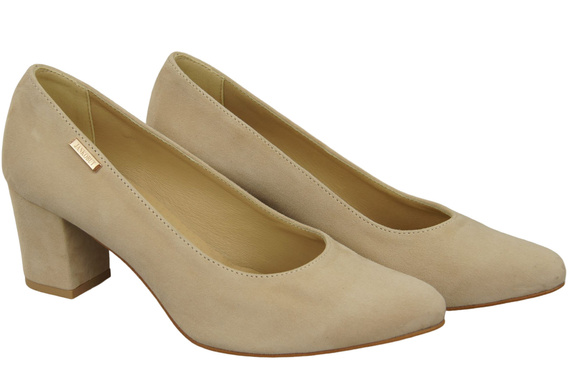 Women's Shoes Pumps Natural Leather Suede 106 ElitaBut