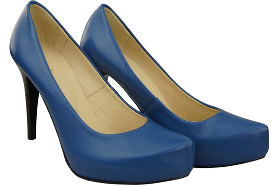 Women's shoes Pumps High heels natural leather 205 ElitaBut