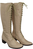 Shoes Women's boots Lace-up natural leather 595 ElitaBut