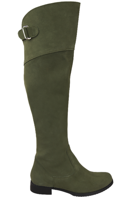 Shoes Boots Women Boots Over-the-knee boots Over-the-knee natural leather Velor 154 ElitaBut