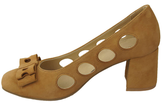 Women's shoes Pumps Natural leather suede 182 ElitaBut