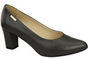 Classic Smooth Pumps Shoes Women's Black Natural Leather 213 ElitaBut