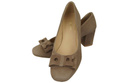 Women's shoes Pumps Natural leather suede 163 ElitaBut
