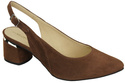 Women's Sandals in Natural Suede Leather - Elegance and Comfort 196 Z ElitaBut