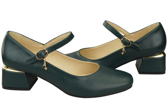 Women's shoes Pumps with a strap, natural leather 202 ElitaBut