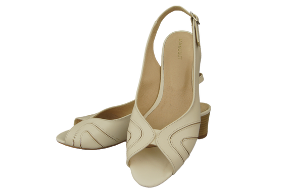 Shoes Women Sandals natural leather 991 ElitaBut