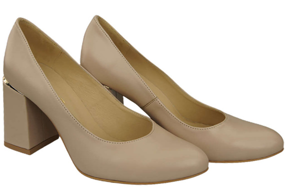 Women's shoes Pumps Natural leather 179 ElitaBut