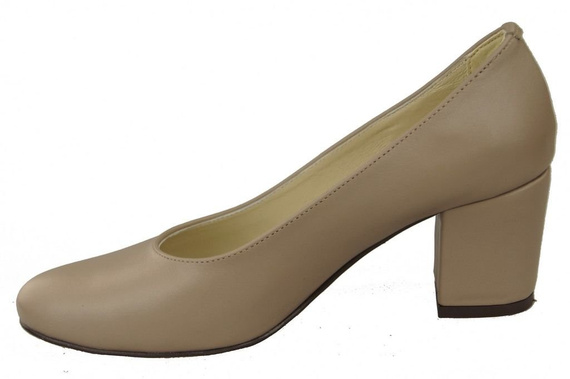 Women's Shoes Pumps Natural Grain Leather 125 ElitaBut