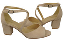 Women's shoes Sandals natural leather Suede 111 ElitaBut