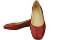 Comfortable Women's Shoes Flat Pumps, Natural Leather 204 ElitaBut