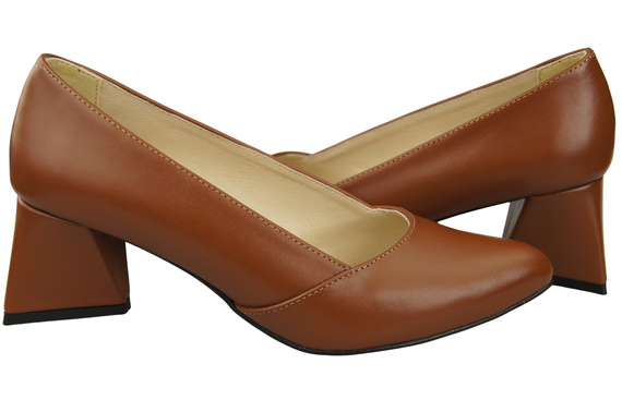 Women’s Pumps Genuine Leather Pointed Toe Heel ElitaBut 221