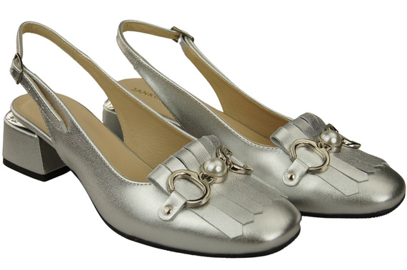 Women's Shoes Sandals Decorated with Fringes Natural Leather 208 ElitaBut