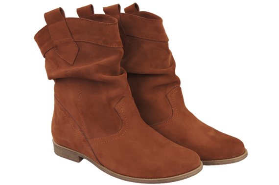 Shoes Women's boots Saszki Winter natural leather velor 117 Z ElitaBut