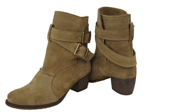 Shoes Women's boots Natural leather Velor 119 ElitaBut