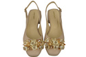Women's Shoes Sandals with Crystals Natural Leather 215 ElitaBut