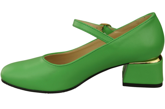 Women's shoes Pumps with a strap, natural leather 202 ElitaBut