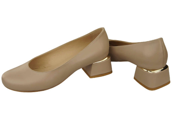 Women's shoes Pumps Natural leather 159 ElitaBut