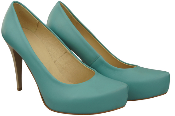 Women's shoes Pumps High heels natural leather 205 ElitaBut