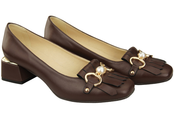 Women's shoes Pumps Natural leather 195 ElitaBut