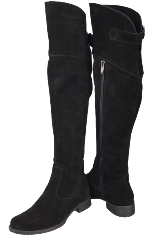 Shoes Boots Women Boots Over-the-knee boots Over-the-knee natural leather Velor 154 ElitaBut