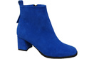Women’s ankle boots in genuine suede leather, stable block heel, with zipper – 224 ElitaBut