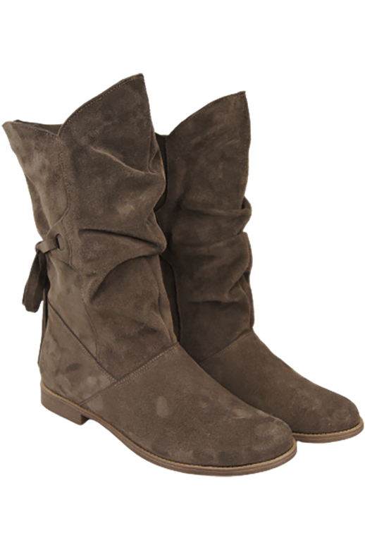 Shoes Women's boots Winter natural leather velor 999 Z ElitaBut