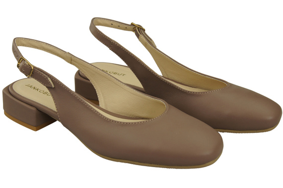 Women's Shoes Sandals Flat Heel Natural Leather 206 ElitaBut