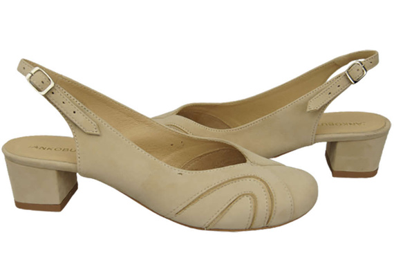 Footwear Women Sandals natural leather 842 Z ElitaBut