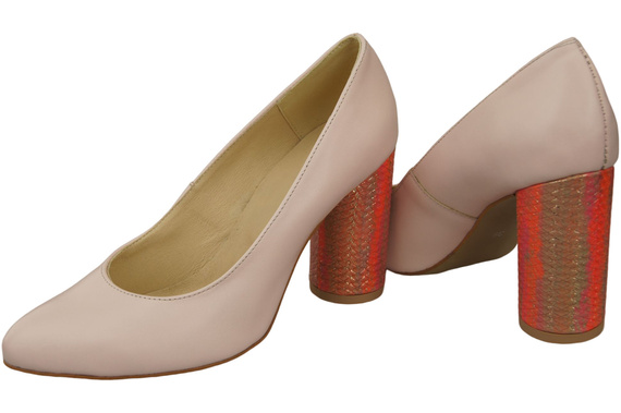 Women's shoes Pumps Natural leather 194 ElitaBut